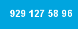 929 127 58 96